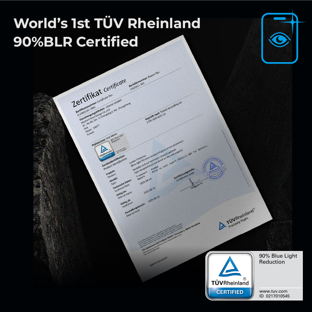 Simmpo S-90 透明ブルーライトカットアイプロテクションスクリーンプロテクター